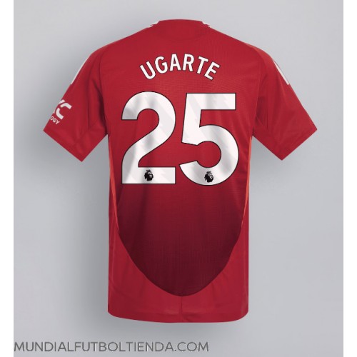 Camiseta Manchester United Manuel Ugarte #25 Primera Equipación Replica 2024-25 mangas cortas